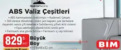 NORTH PACİFİC ABS VALİZ BÜYÜK BOY
